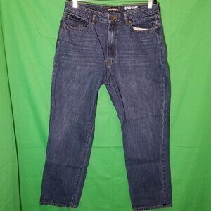DKNY Women Size 32/14 Jeans Broome High Rise Vintage Dark Blue Y2K Retro Loose